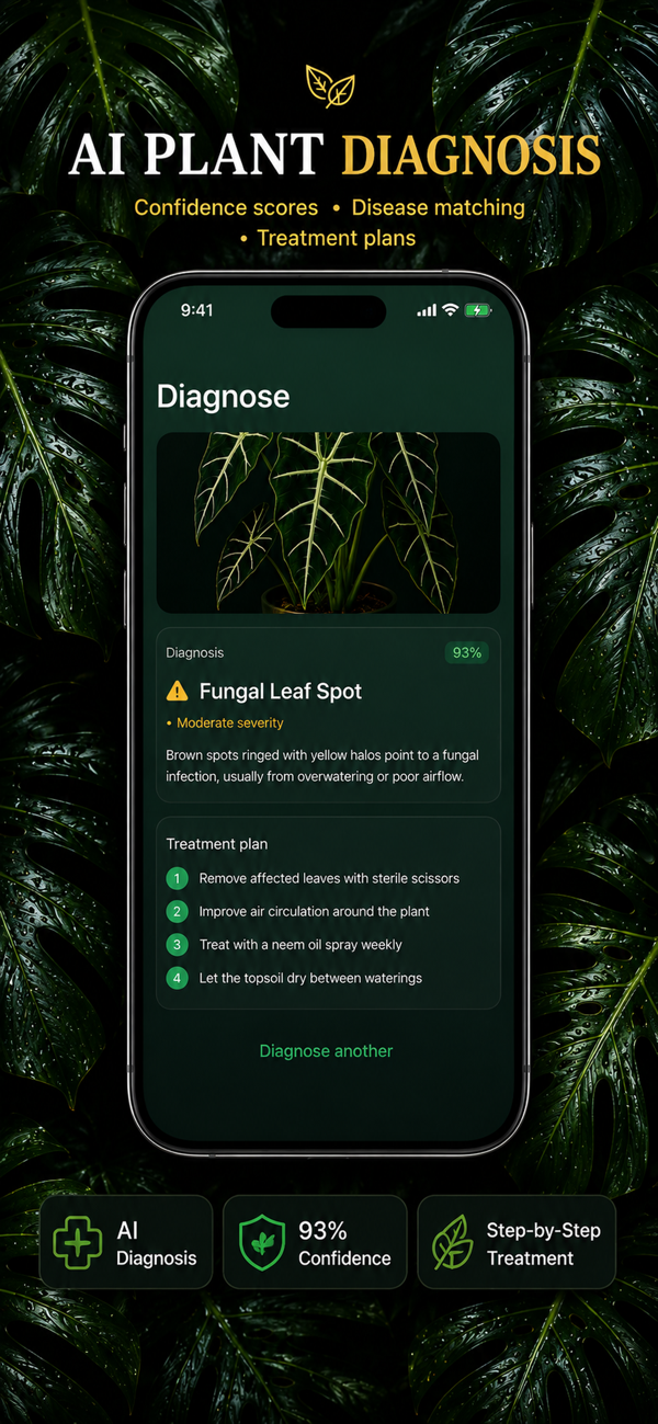 Plant Doctor disease diagnosis with treatment plan